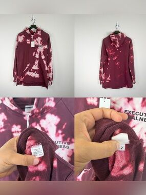 •BAJA EAST• Executive Realness 100% Cotton Hoody Tie Dye Size XL